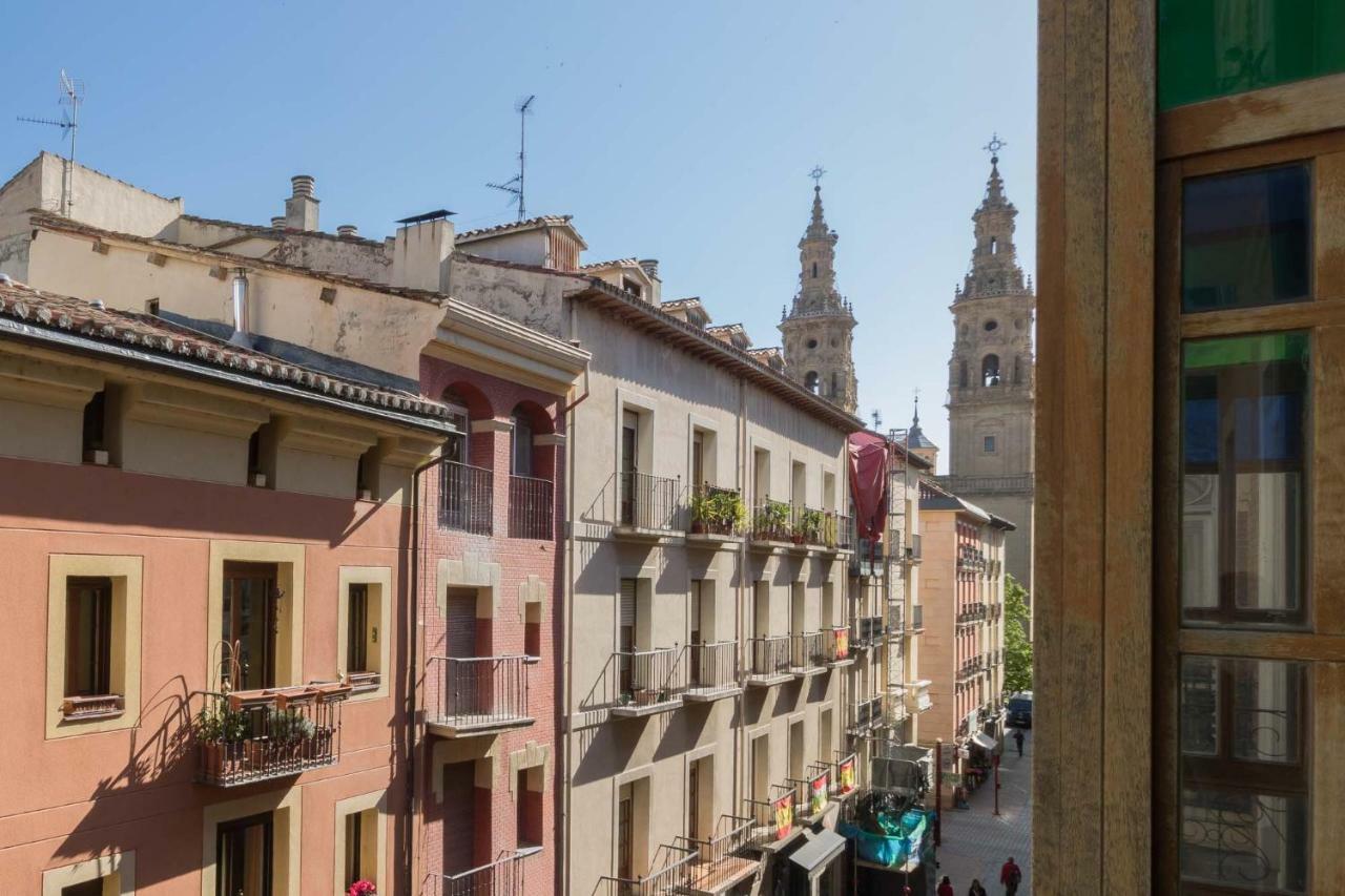 Los Apartamentos De Elena, Centro Historico Y Ascensor By Apartamentos Logrono Bagian luar foto